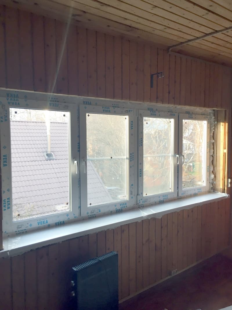 Остекление загородного дома в СНТ «Нептун»