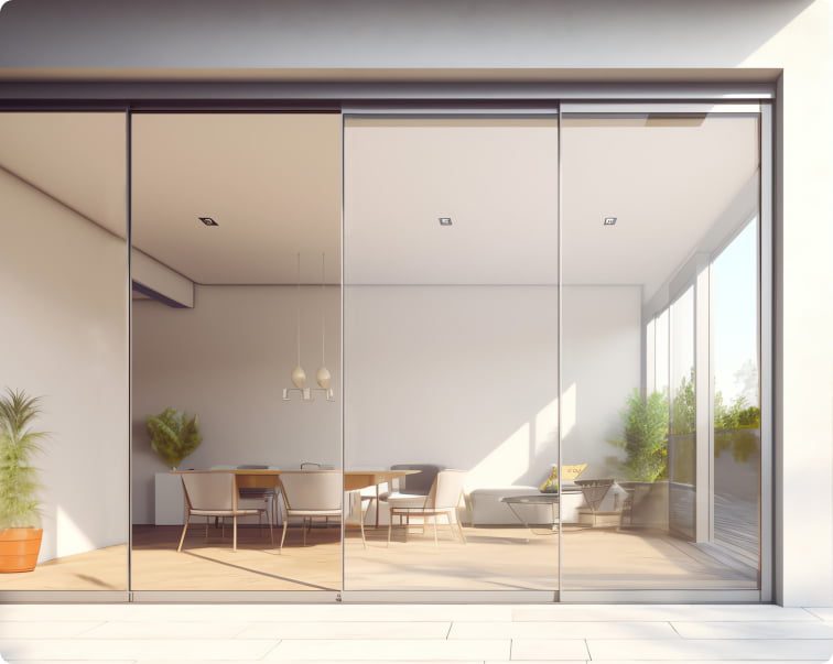 Цельностеклянные окна Kaleva Aluvet Freedom Slide Цельностеклянные окна Kaleva Aluvet Freedom Slide